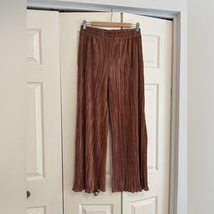Moon River Chocolate Wide Leg Pants